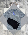 Berghaus Men's Tech Sportswear Co-ord Charcoal Grey T-Shirt & Shorts Set UK Reps AAA Quality
