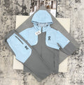 On Cloud Running Weather Tracksuits in Light Blue & Medium Gray Color Mens UK Reps AAA Quality