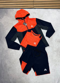 Montirex Men's 3-Piece Trail Tracksuit Set Ember Orange & Navy Blue Mens UK Reps AAA Quality
