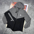 Montirex Two-Tone Technical Charcoal & Jet Black Tracksuit Mens UK Reps AAA Quality
