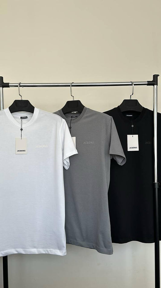 Jacquemus Logo-Print Cotton T-Shirt Mens in Multiple Colors Best Sale UK Reps AAA Quality