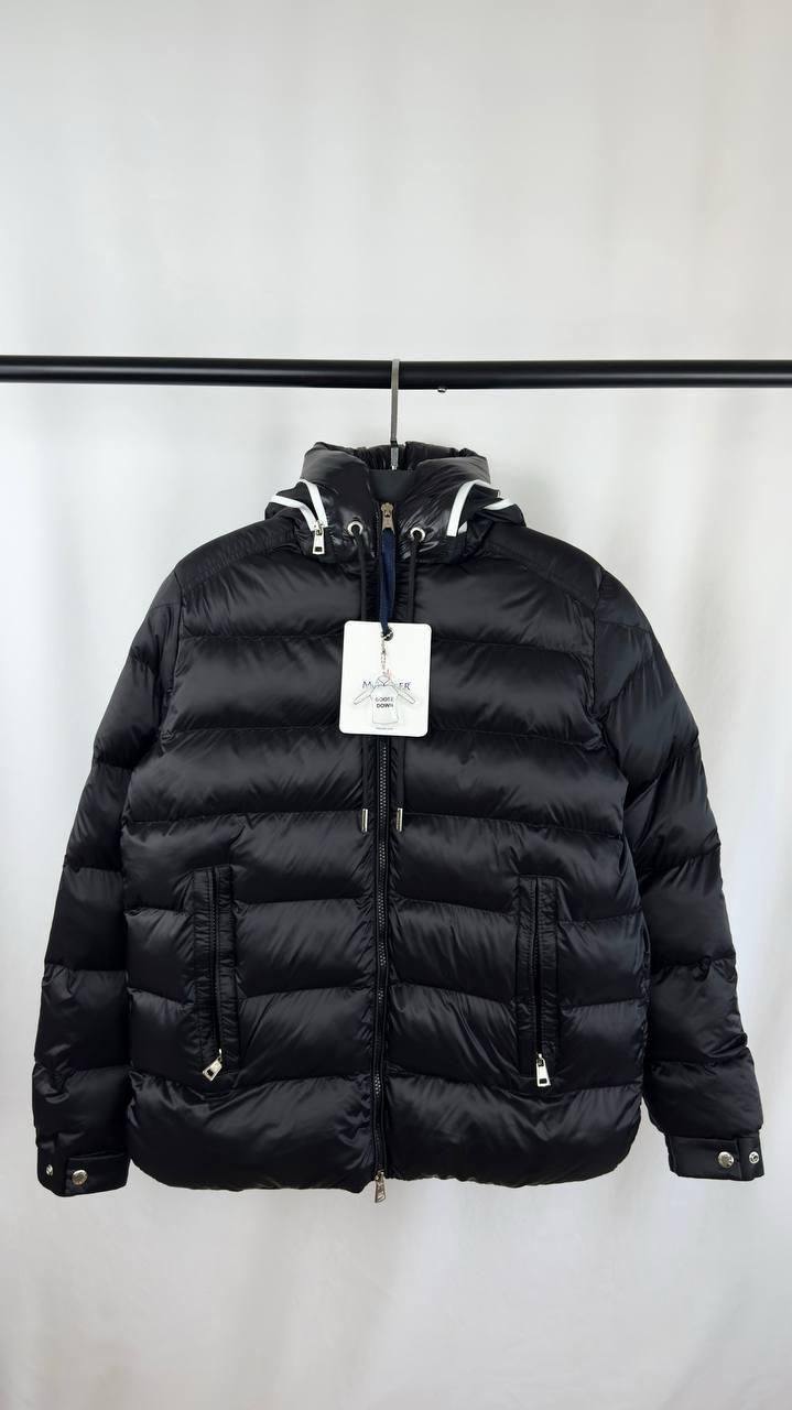 Moncler Chevrerie Puffer Jacket Mens in Black Color Best Sale UK Reps AAA Quality