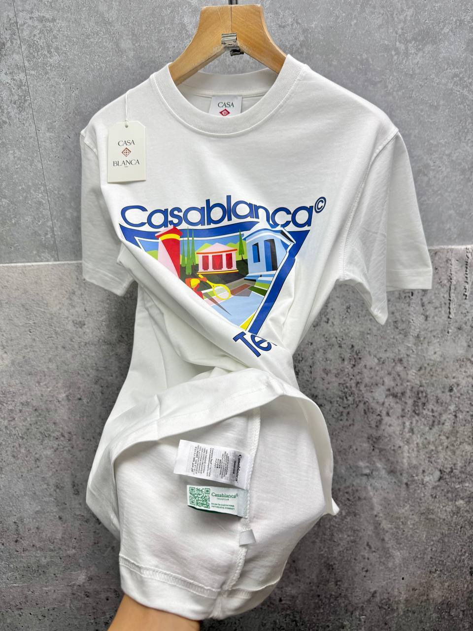 Casablanca La Joueuse Mens T-Shirts in 2 Colors UK Reps AAA Quality