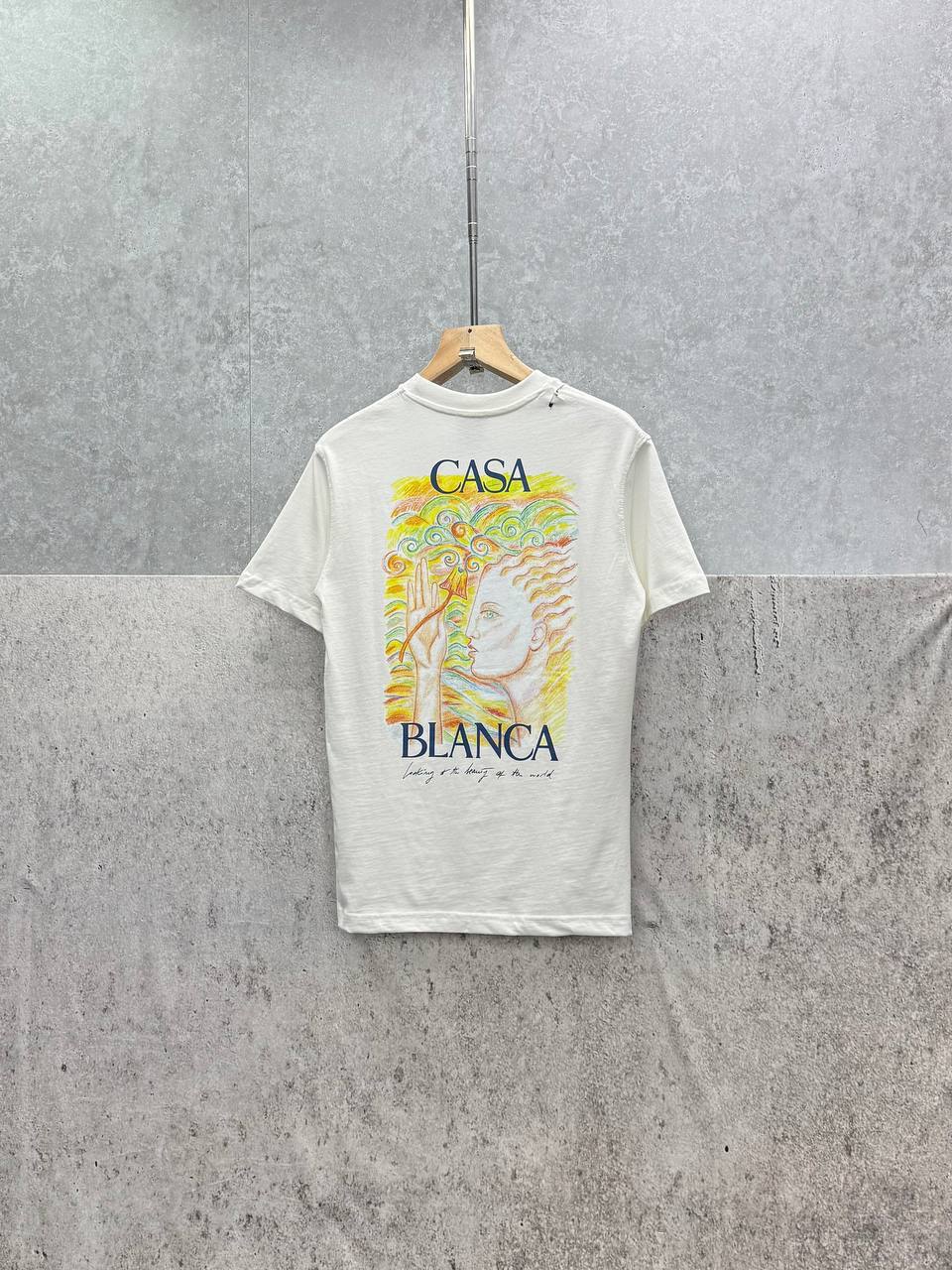 Casablanca Mushroom Goddess Mens T-Shirts in 2 Colors UK Reps AAA Quality