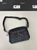 Burberry Paddy Crossbody Bag Dark Charcoal House Check Monogram Messenger UK Reps AAA Quality