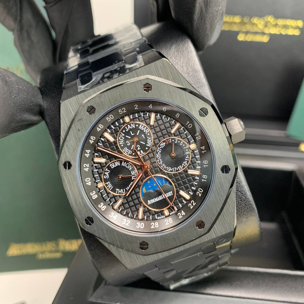 Audemars Piguet Royal Oak Perpetual Calendar Black Dial Mens Watch Best Sale UK Reps
