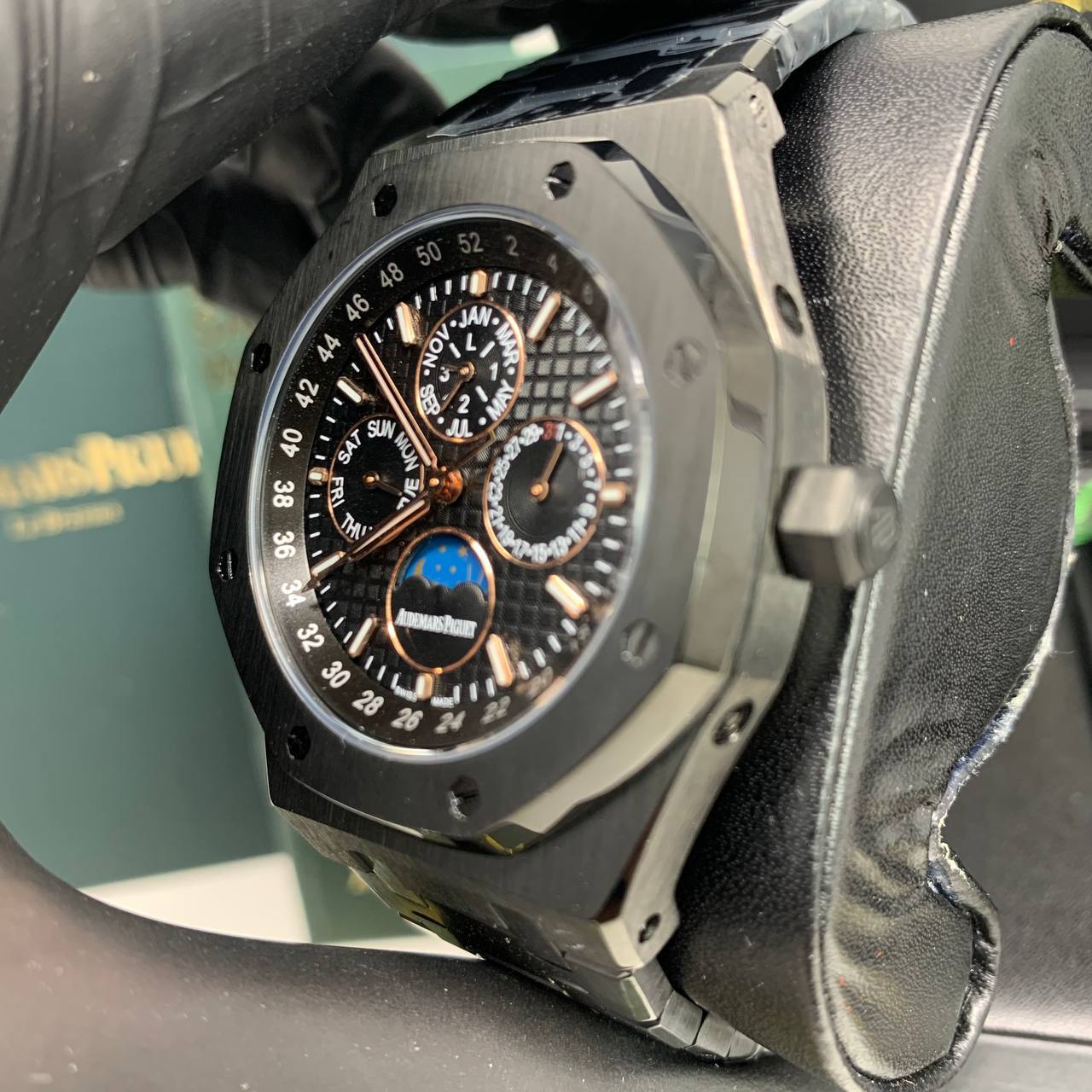 Audemars Piguet Royal Oak Perpetual Calendar Black Dial Mens Watch Best Sale UK Reps