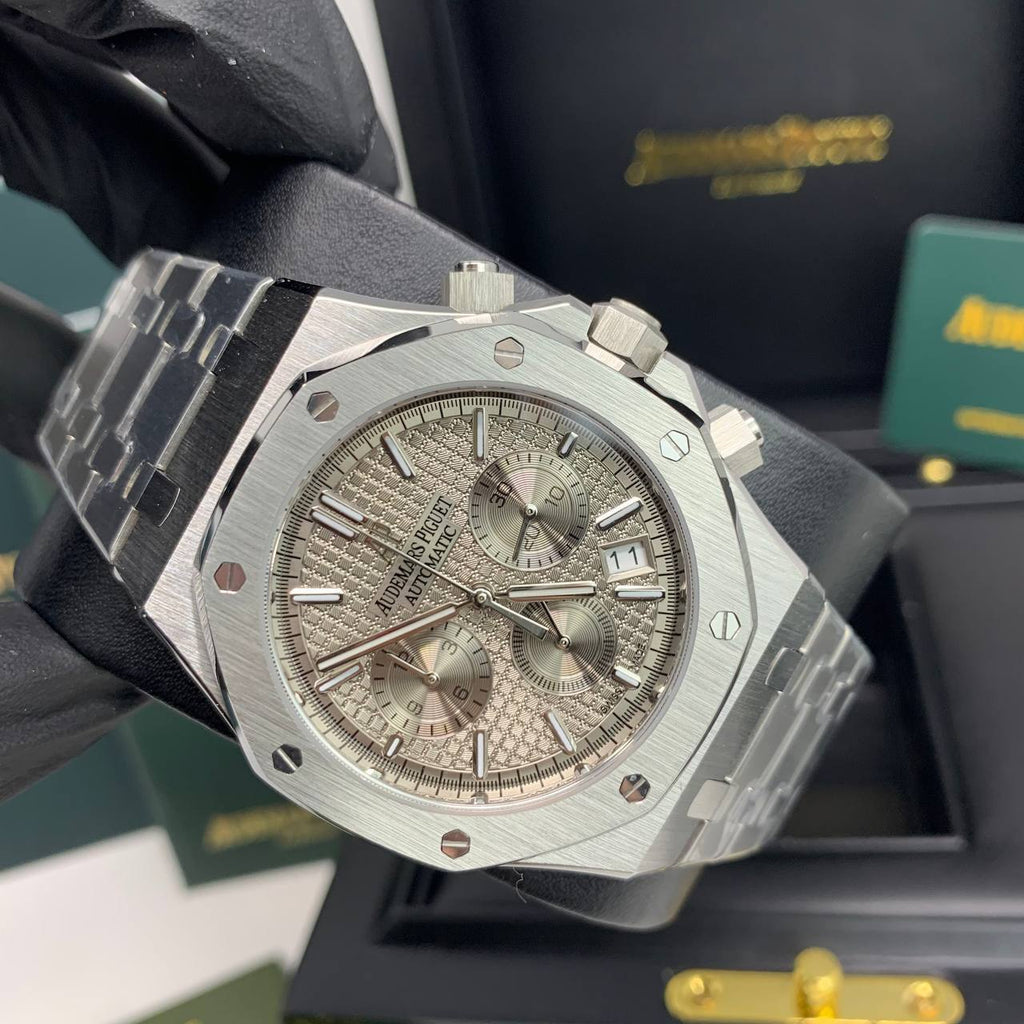 Audemars Piguet Royal Oak Chronograph Steel White Dial Mens Watch Best Sale UK Reps