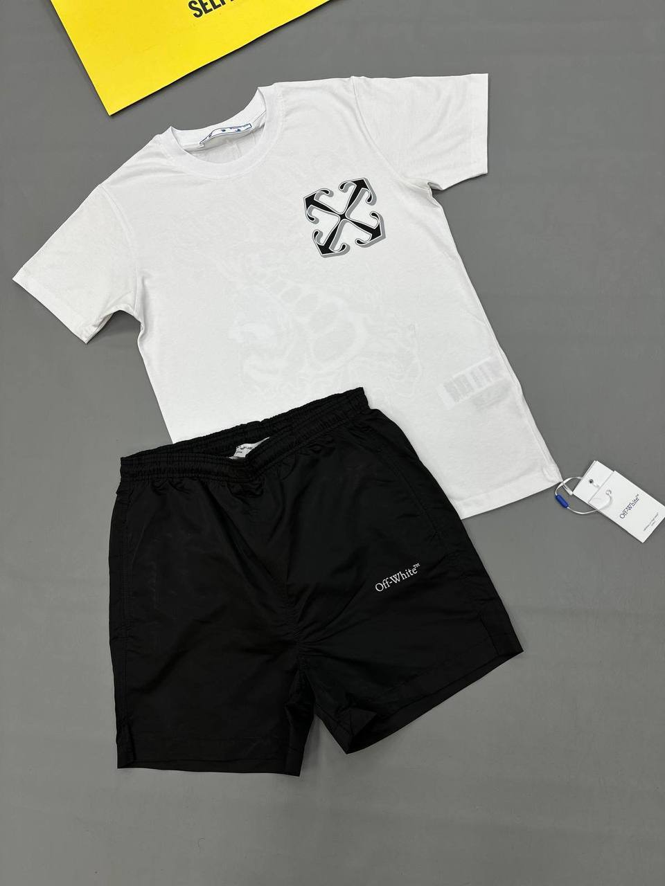Off-White Arrow T-Shirts & Shorts Sets Mens in Multiple Colors UK Reps AAA Quality