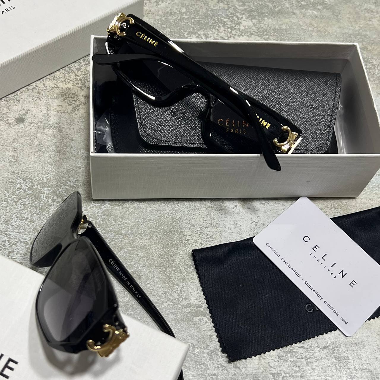Celine Angular Sunglasses Womens Best Sale UK Reps AAA Quality
