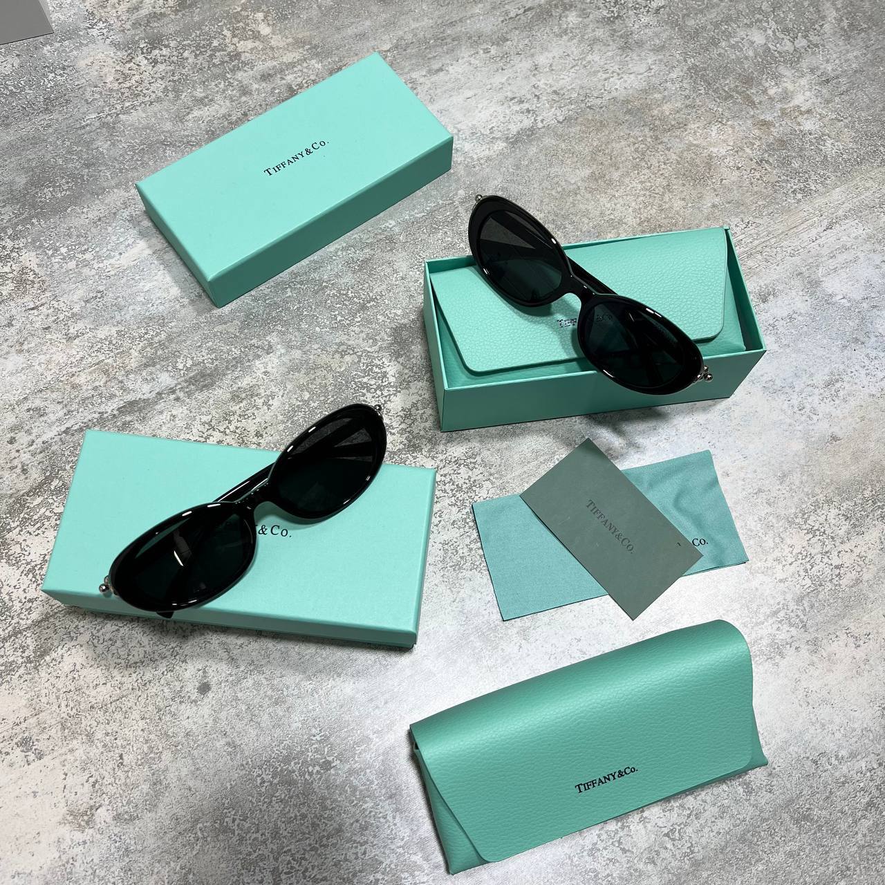 Tiffany & Co. Tiffany Black Acetate Sunglasses UK Reps AAA Quality