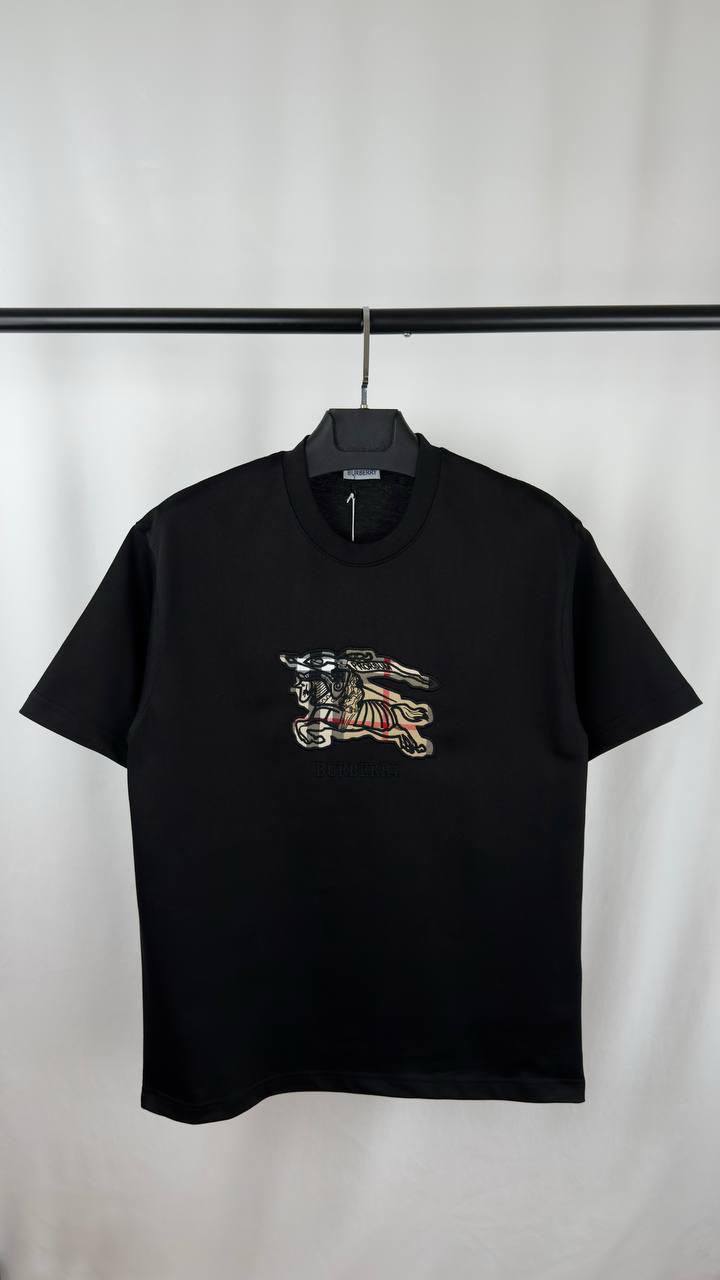 Burberry Knight Check Embroidered in 2 Colors T-shirt UK Reps AAA Quality
