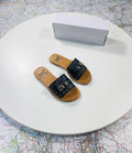 Louis Vuitton Lock It Women's Sliders in Black Color UK Reps AAA Quality