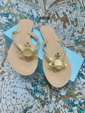 Vivienne Westwood x Melissa Harmonic Beige UK Reps AAA Quality