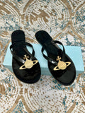 Vivienne Westwood x Melissa Harmonic Black Sliders UK Reps AAA Quality