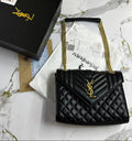 Saint Laurent Medium Classic Womens Bag Gold Hardware UK Reps AAA Quality