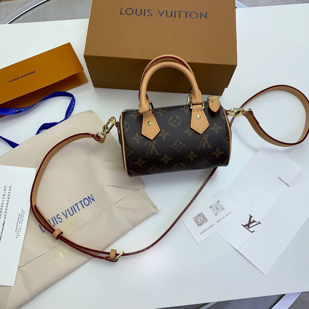 Louis Vuitton Nano Monogram Bags Womens UK Reps AAA Quality