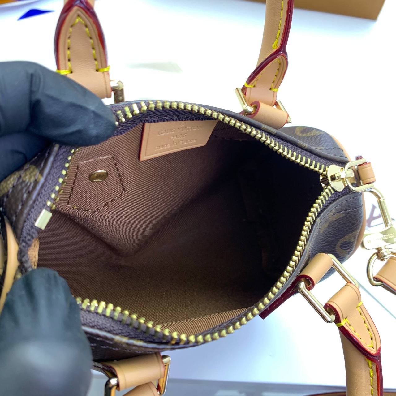 Louis Vuitton Nano Monogram Bags Womens UK Reps AAA Quality