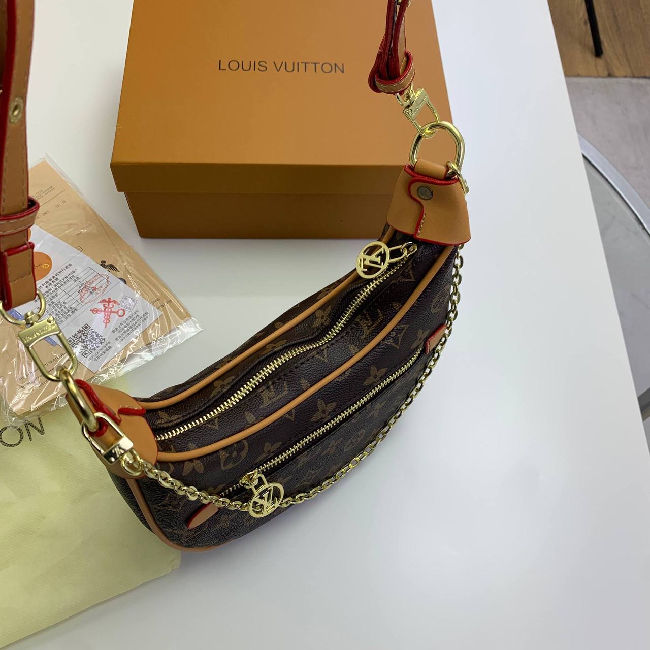 Louis Vuitton Croissant Bags Women UK Reps AAA Quality