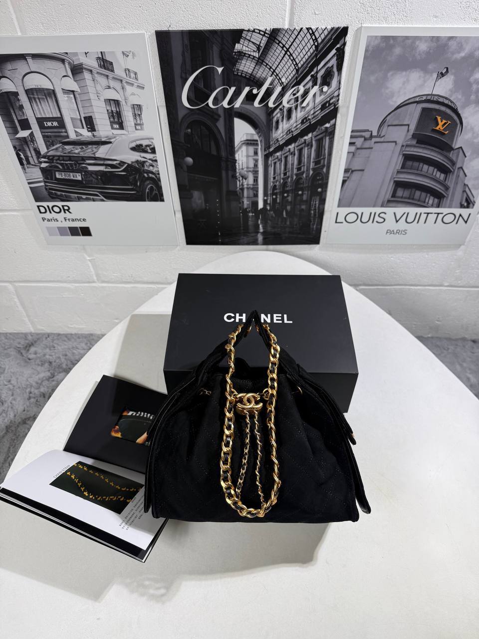 Chanel Black Suede Womens Bag UK Reps AAA Quality