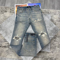 Amiri Clay Indigo Wash Jeans in Multiple Waist Sizes Mens UK Reps AAA Quality