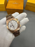 Audemars Piguet Royal Oak Chronograph Rose Gold Men Watch UK Reps AAA Quality