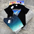 Casablanca Resort Style T-Shirt and Swim Shorts Set Mens UK Reps AAA Quality