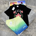 Casablanca Tennis Club T-Shirt and Swim Shorts Set Mens UK Reps AAA Quality