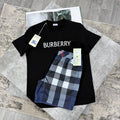 Burberry Classic Logo Print T Shirt & Shorts Set Mens UK Reps AAA Quality