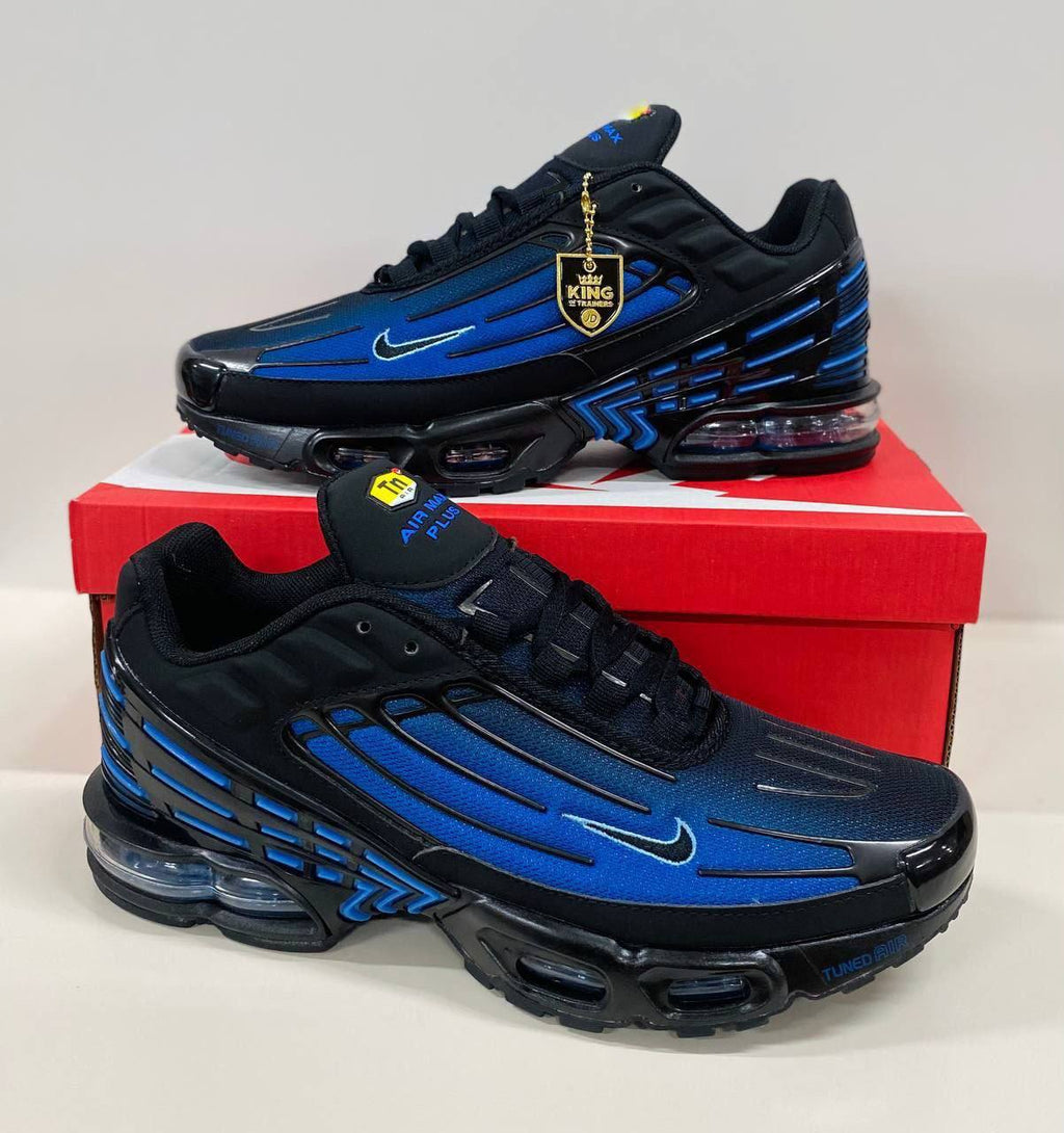 Nike Air Max Plus TN 3 Black Blue Gradient Mens Trainers Best Sale UK Reps AAA Quality
