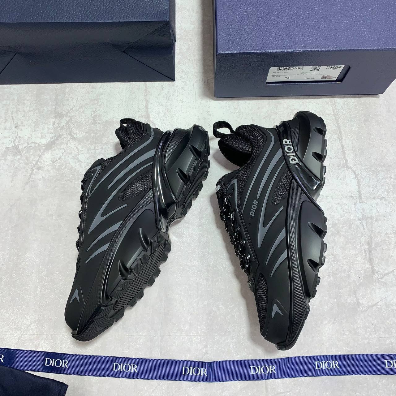 Christian Dior B44 Blade Black Mens Sneakers Best Sale UK Reps AAA Quality