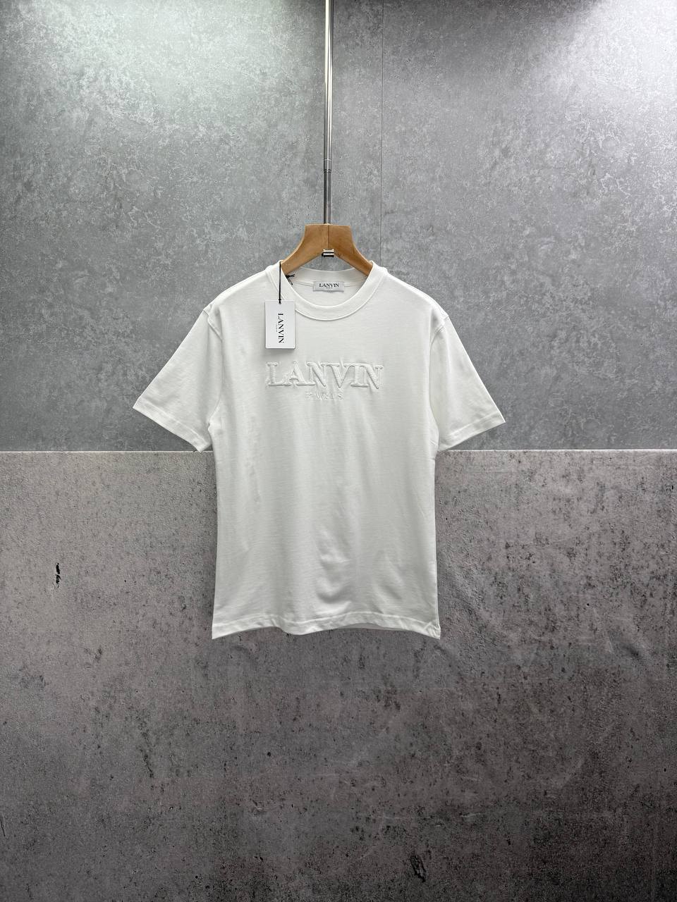 Lanvin Paris Logo T-Shirts Mens in Multiple Colors UK Reps AAA Quality