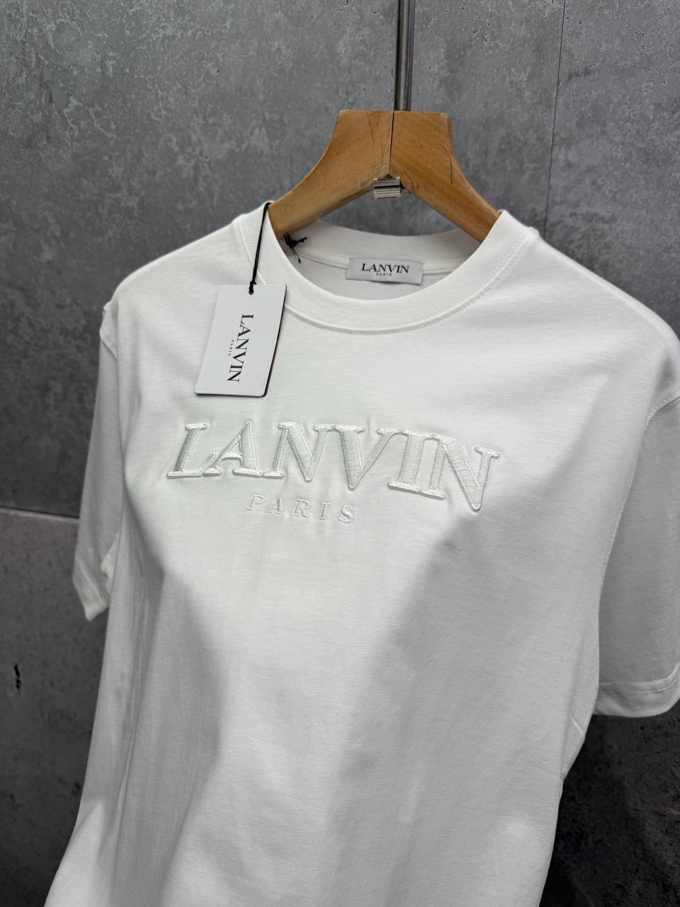 Lanvin Paris Logo T-Shirts Mens in Multiple Colors UK Reps AAA Quality