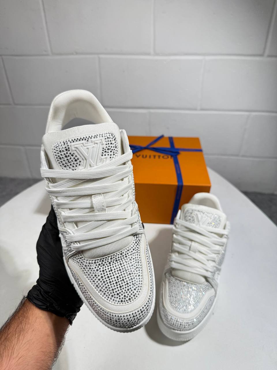 Louis Vuitton LV Maxi Breathable Casual  White Trainers Mens Trendy Best Sale UK Reps AAA Quality
