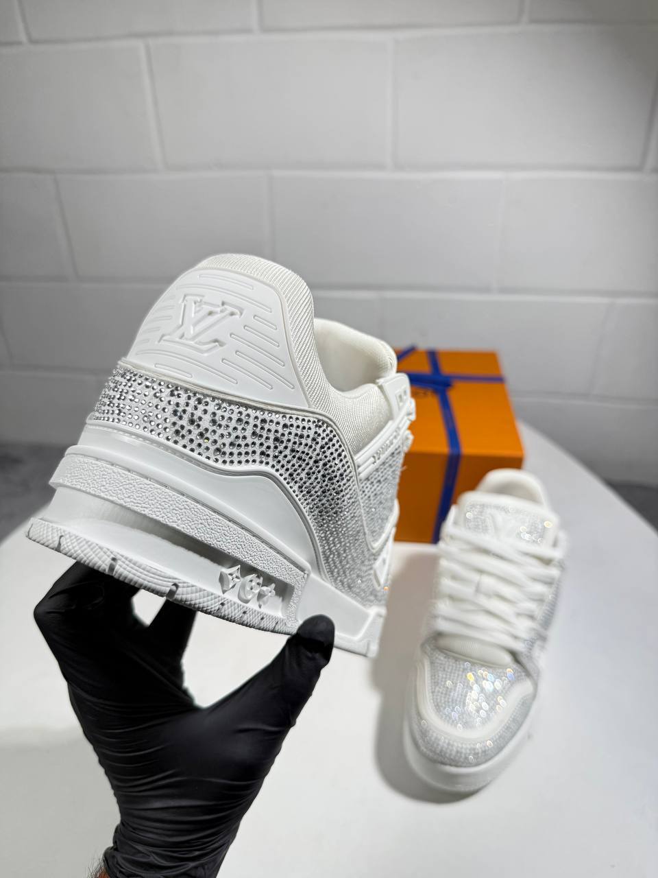 Louis Vuitton LV Maxi Breathable Casual  White Trainers Mens Trendy Best Sale UK Reps AAA Quality