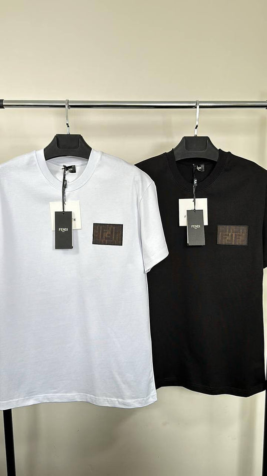Fendi FF Monogram T-Shirts Mens in 2 Colors Best Sale UK Reps AAA Quality