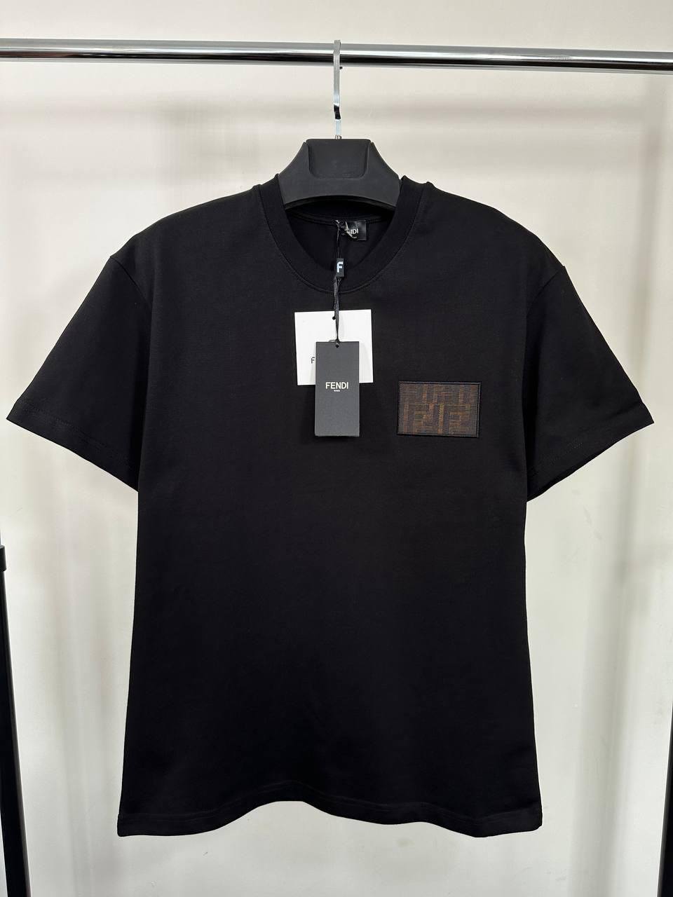 Fendi FF Monogram T-Shirts Mens in 2 Colors Best Sale UK Reps AAA Quality