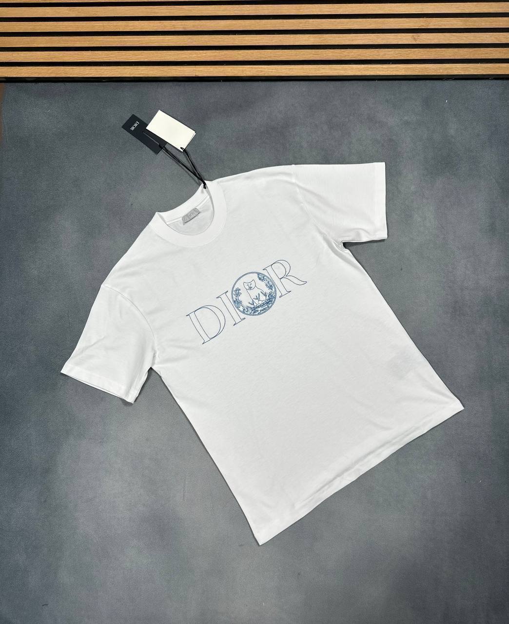 Christian Dior Hylton Nel Logo Printed T-Shirts Mens in Multiple Colors Best Sale UK Reps AAA Quality