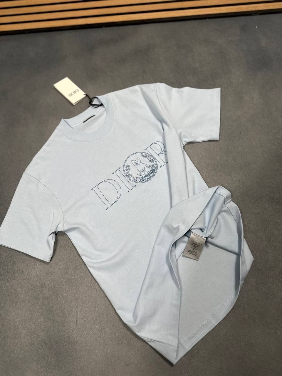 Christian Dior Hylton Nel Logo Printed T-Shirts Mens in Multiple Colors Best Sale UK Reps AAA Quality
