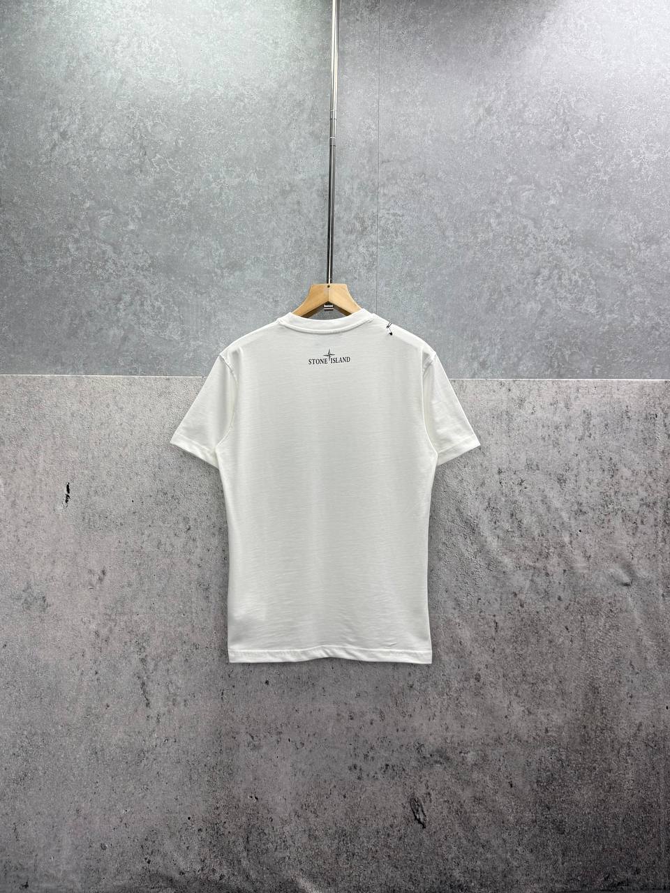Stone Island Optical Logo Men's T-Shirts Mens in 2 Colors UK Reps AAA Quality