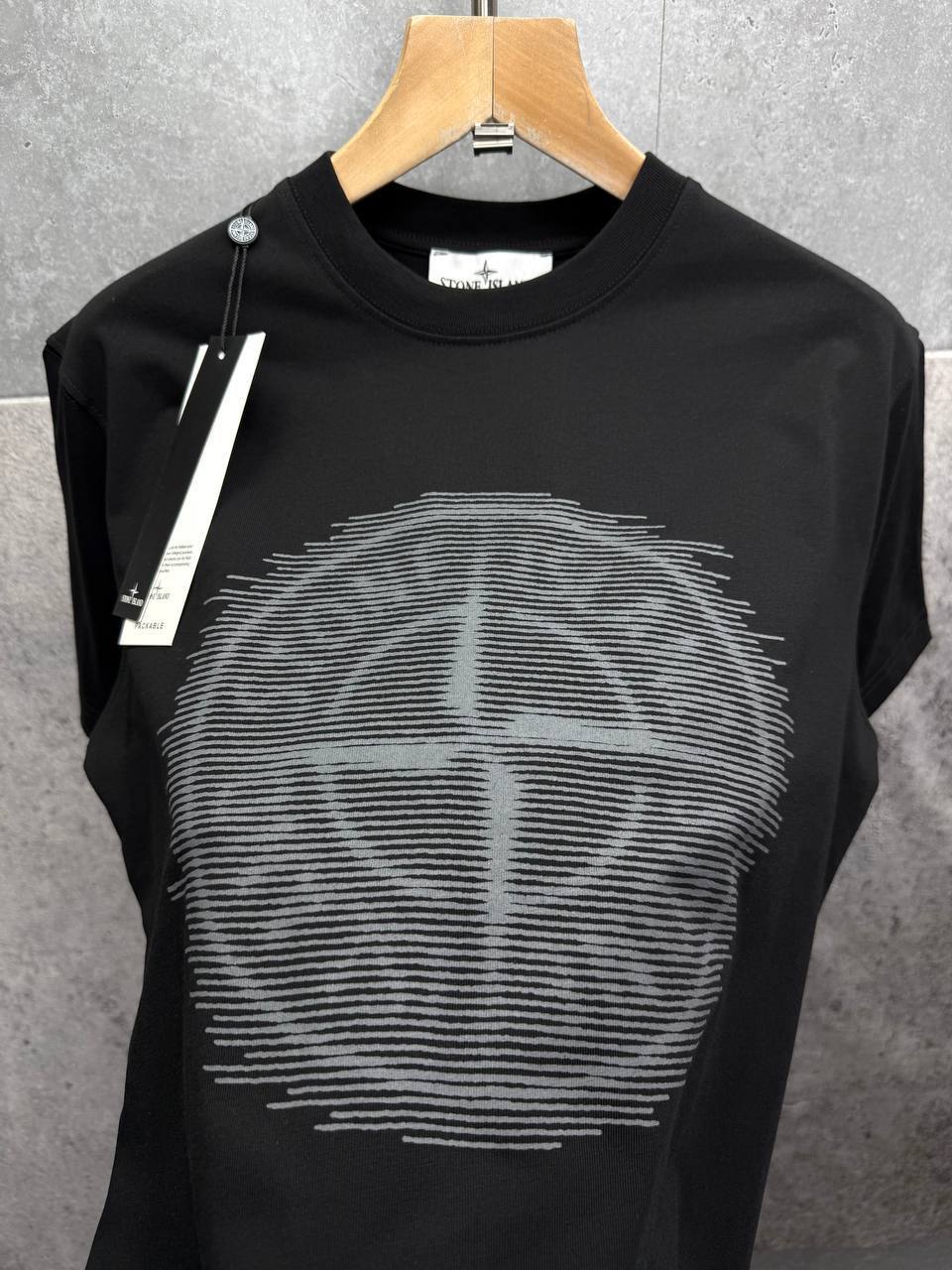 Stone Island Optical Logo Men's T-Shirts Mens in 2 Colors UK Reps AAA Quality