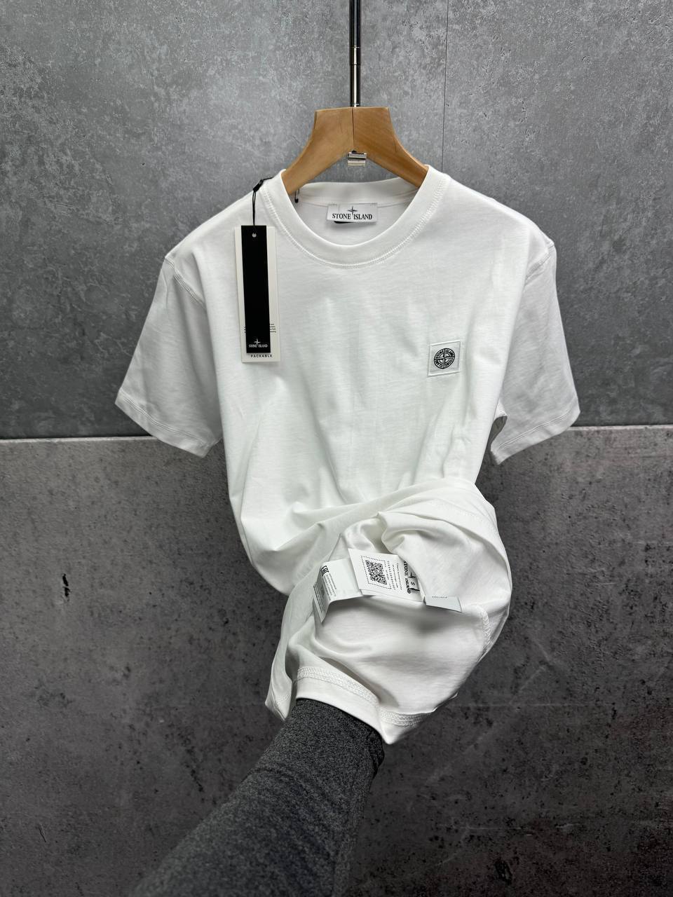 Stone Island Garment Dyed Logo Men's T-Shirts Mens in Multiple Colors UK Reps AAA Quality