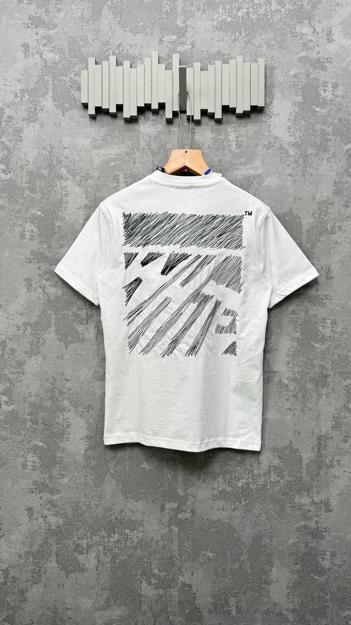 Off-White Scribble Diag T-Shirts Mens in Multiple Colors Short Sleeves UK Reps AAA Quality