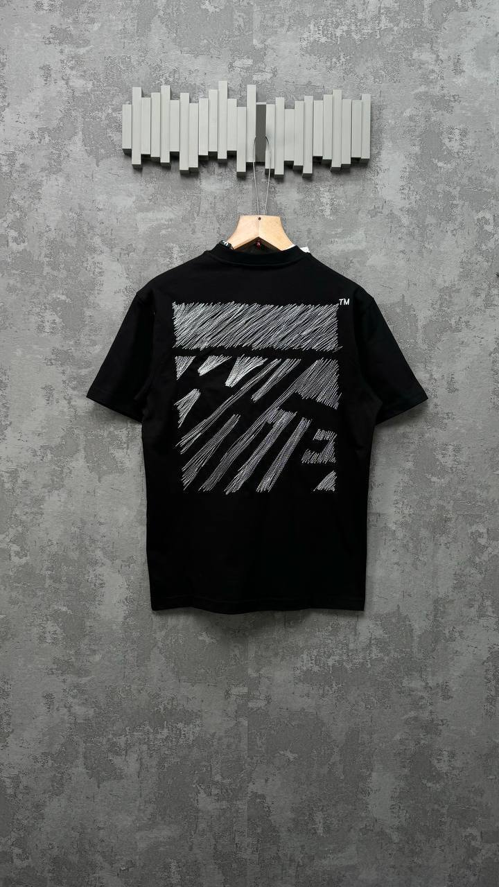 Off-White Scribble Diag T-Shirts Mens in Multiple Colors Short Sleeves UK Reps AAA Quality