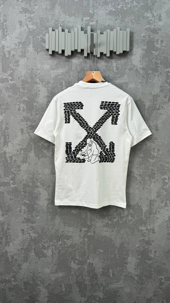 Off-White Black Brick Arrows T-Shirts Mens in Multiple Colors Short Sleeves UK Reps AAA Quality