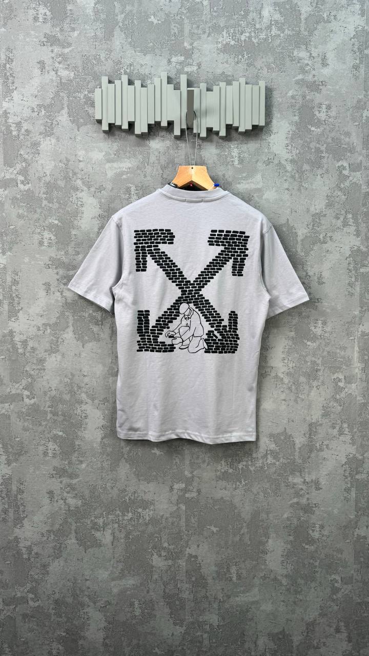Off-White Black Brick Arrows T-Shirts Mens in Multiple Colors Short Sleeves UK Reps AAA Quality