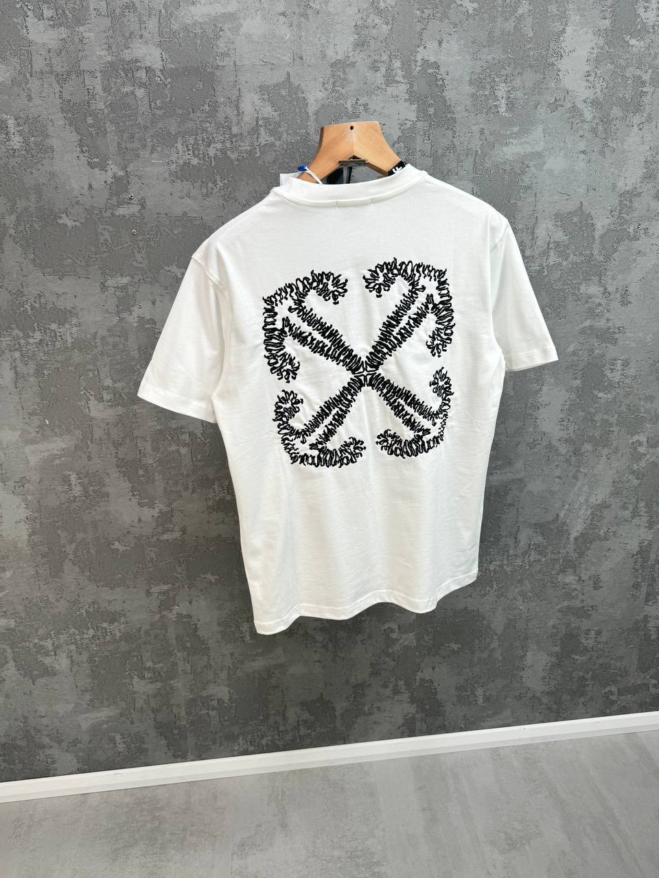 Off-White Black Tattoo Arrow T-Shirts Mens in Multiple Colors Short Sleeves UK Reps AAA Quality