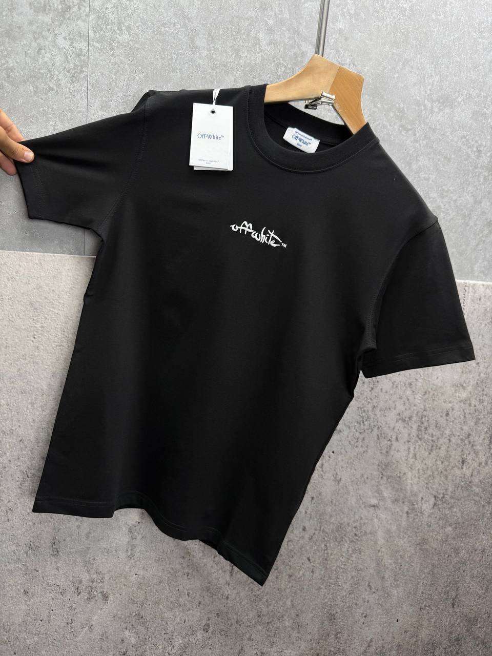 Off-White C/O Virgil Abloh Paint Arrow T-Shirts Mens in 2 Colors Short Sleeves UK Reps AAA Quality