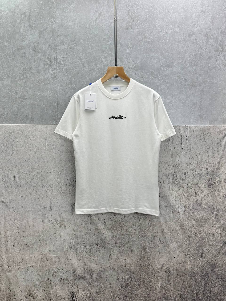 Off-White C/O Virgil Abloh Paint Arrow T-Shirts Mens in 2 Colors Short Sleeves UK Reps AAA Quality