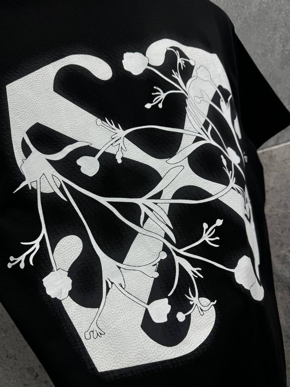 Off-White Flower Arrow Skate T-Shirts Mens in 2 Colors Short Sleeves UK Reps AAA Quality